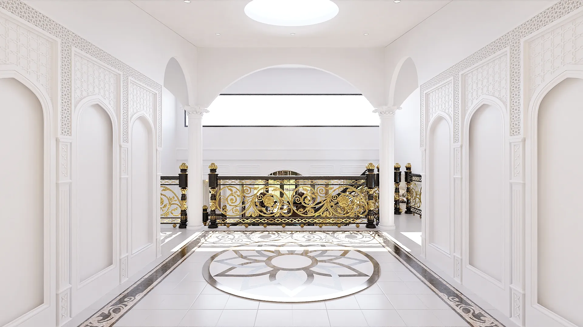 Skyline Double Storey Residence — Pooja room, IDG Design