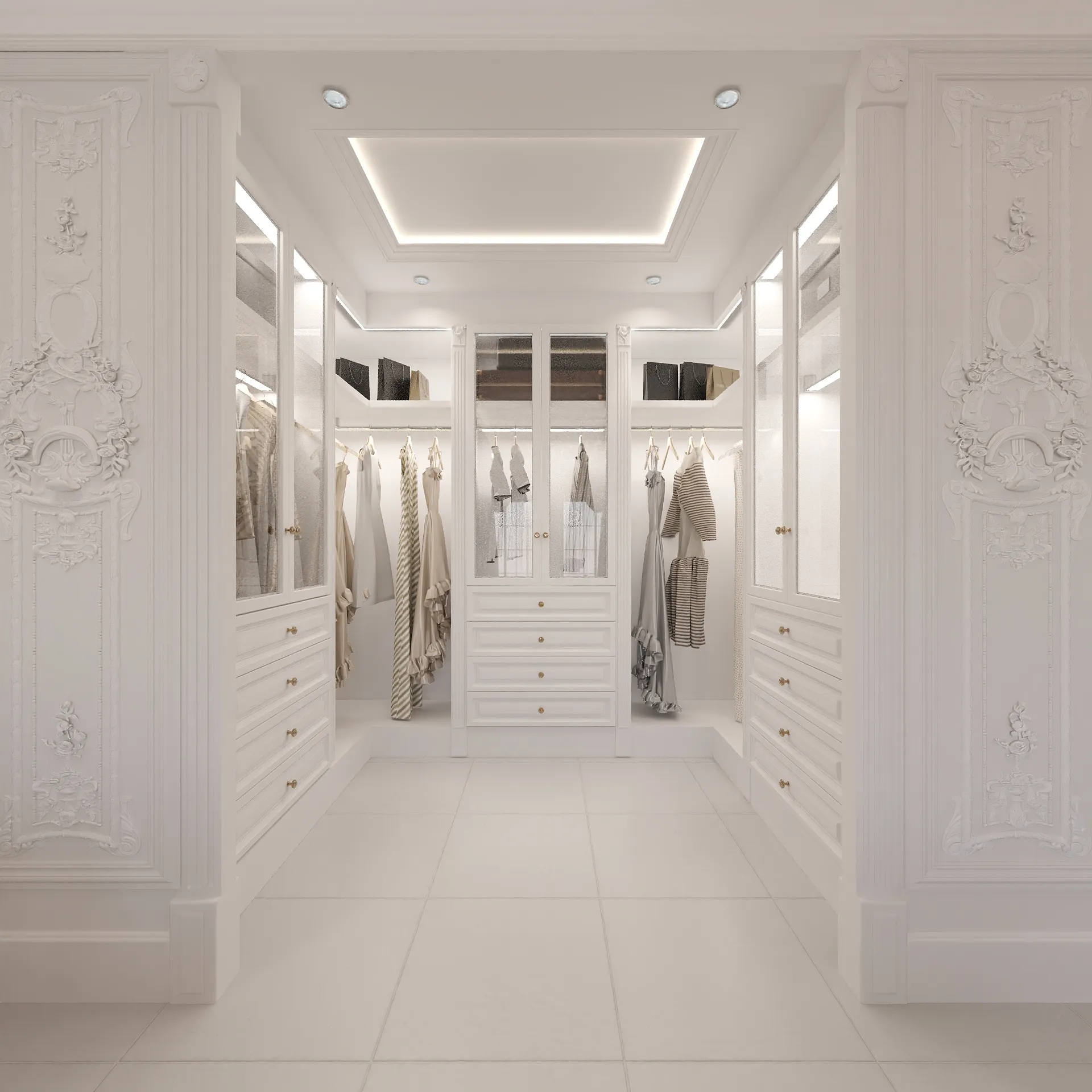 Skyline Double Storey Residence — Walk-in robe, IDG Design
