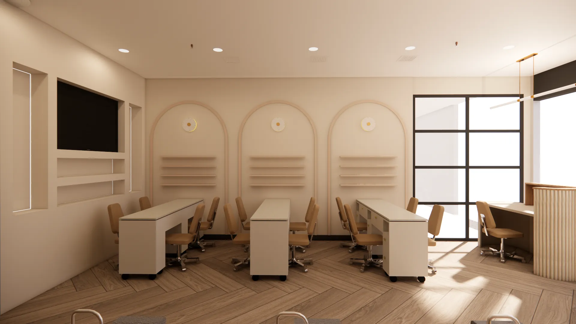 Nail at Taree — Interior view, IDG Design