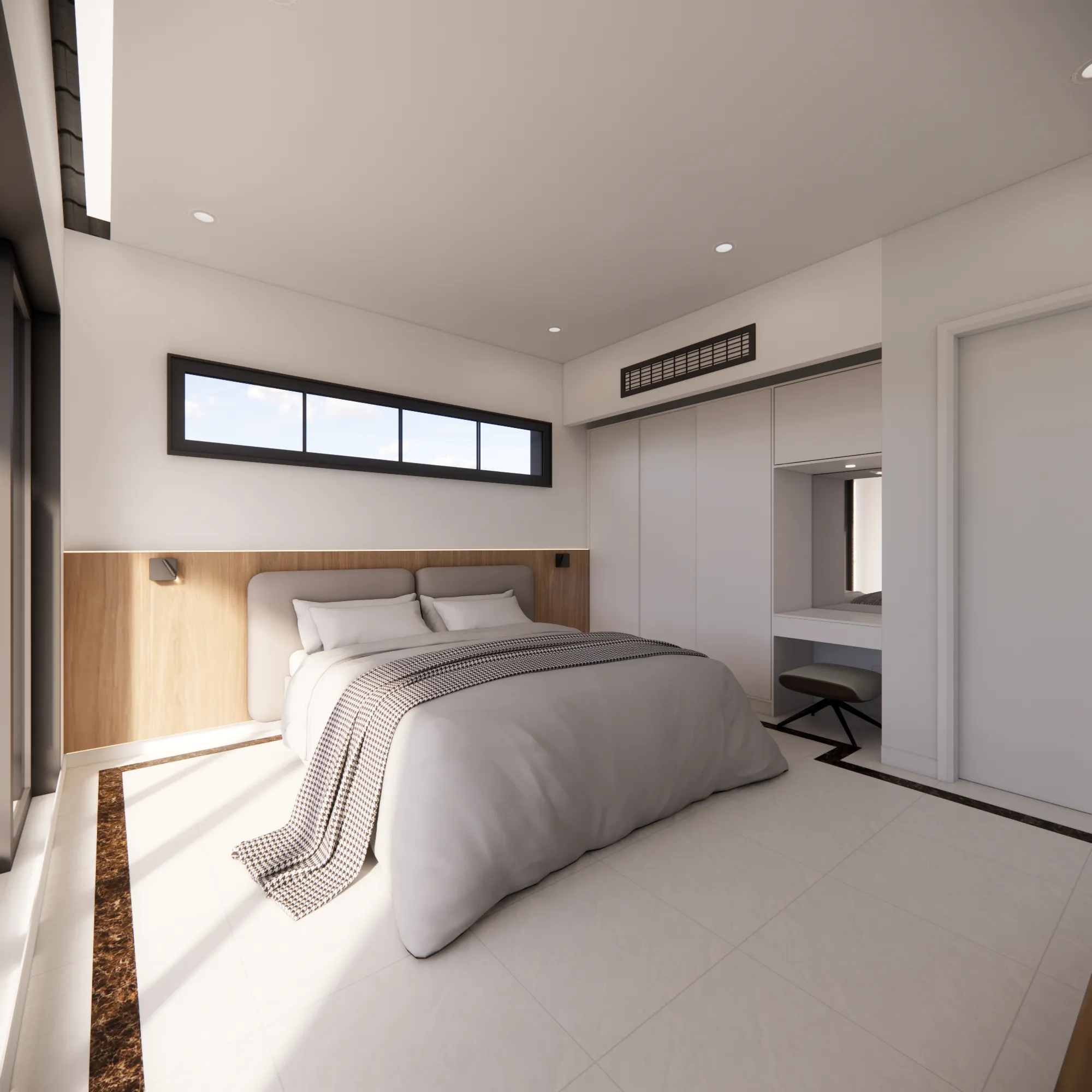 The Crest Residence — Master bedroom, IDG Design