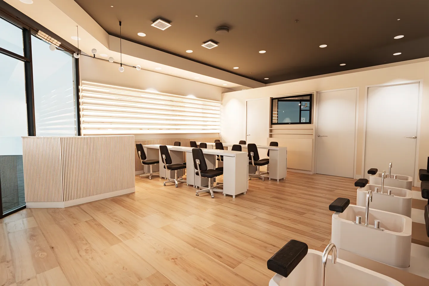 Crown Nail Berowra — Interior view, IDG Design