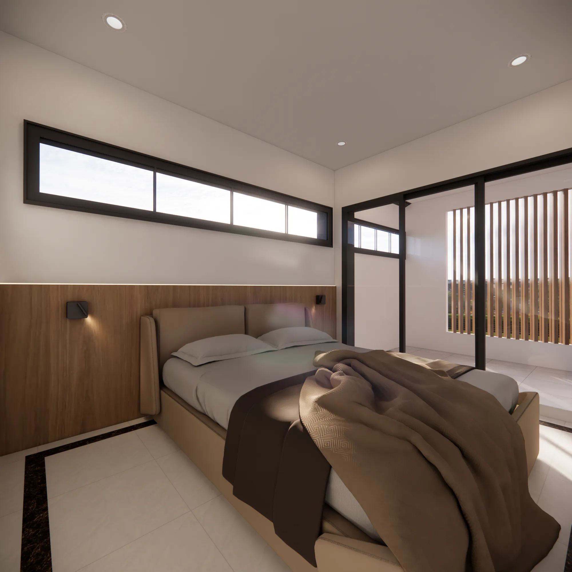 The Crest Residence — Bedroom 1, IDG Design
