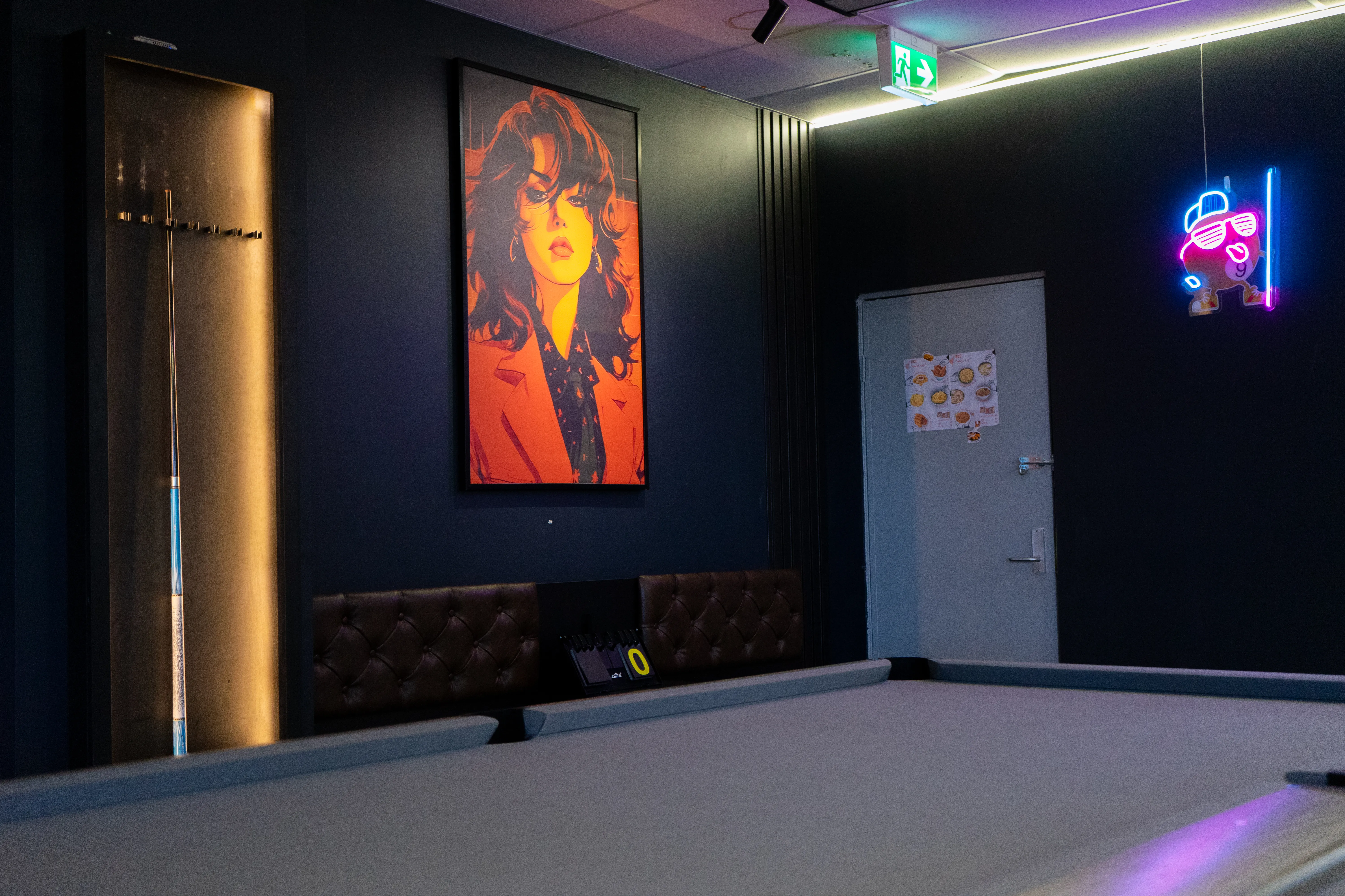Ace Billiards Club — Interior view, IDG Design