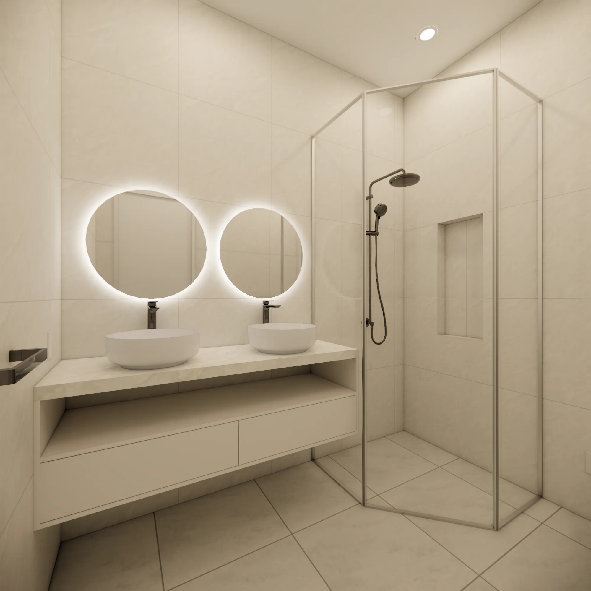 The Crest Residence — Master ensuite, IDG Design