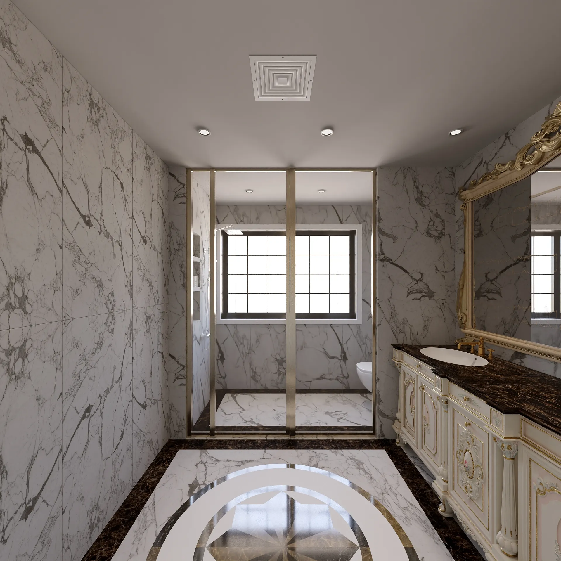 Skyline Double Storey Residence — Ensuite bathroom, alternate view, IDG Design