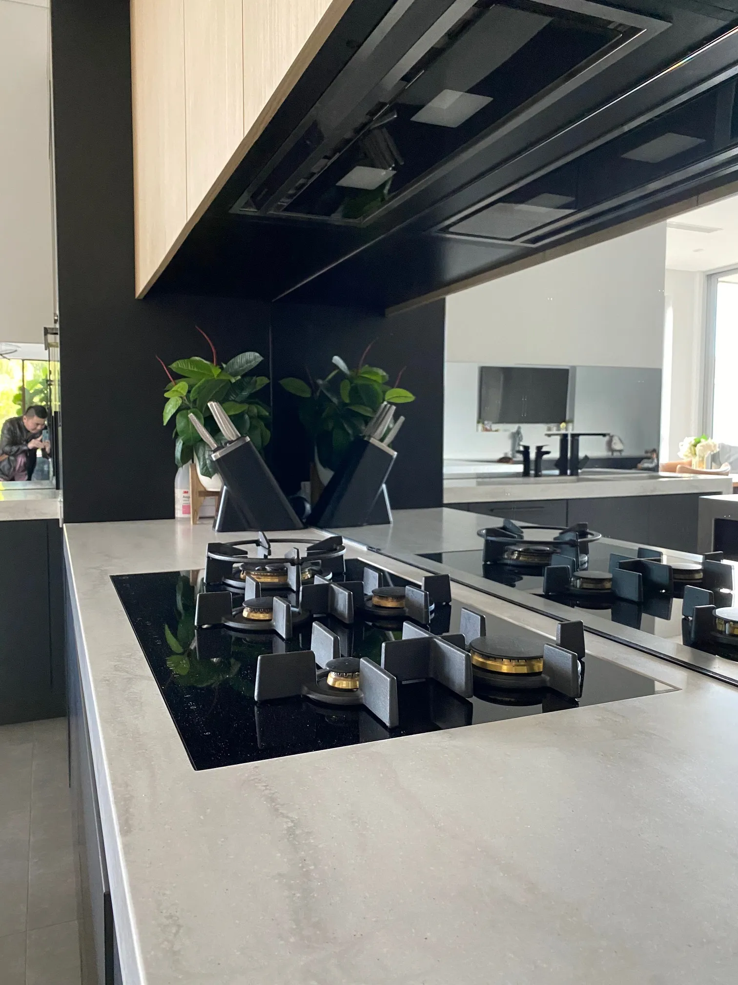 Project Dark Pearl — Cooktop detail, IDG Design