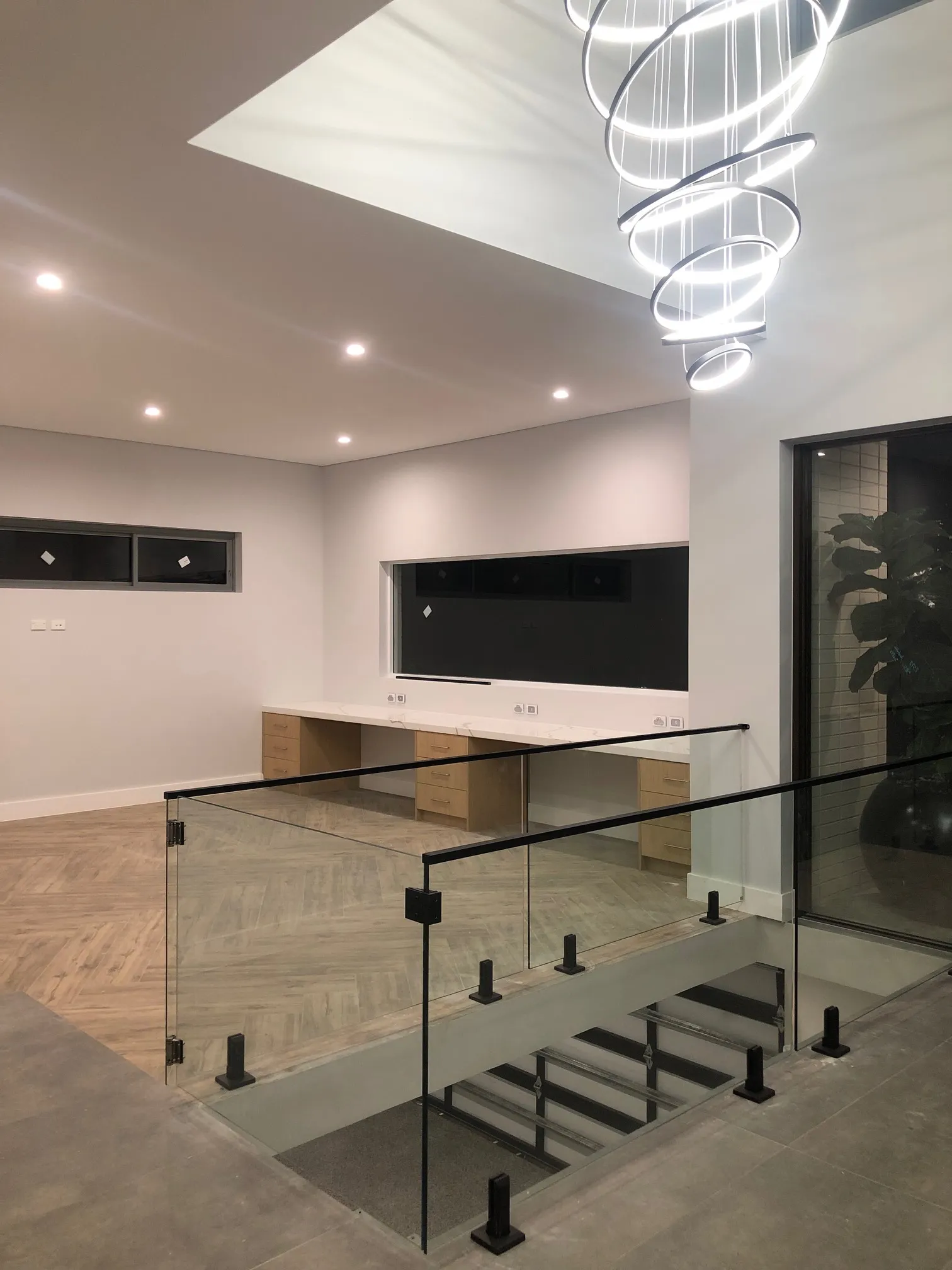 Project Dark Pearl — Skylight void and stairwell, IDG Design